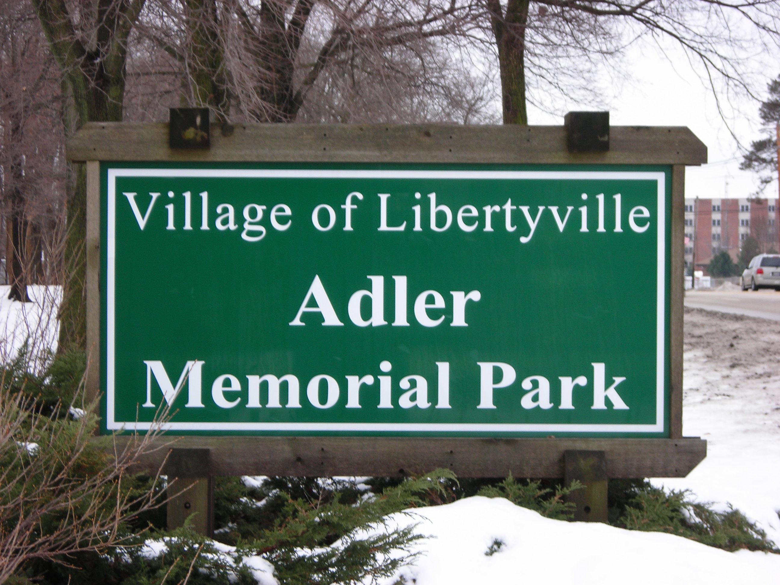 Adler New Park Sign